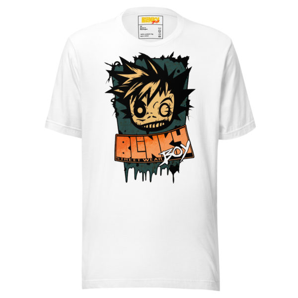 BLINKY BOY – Boy Face – Unisex t-shirt WHITE